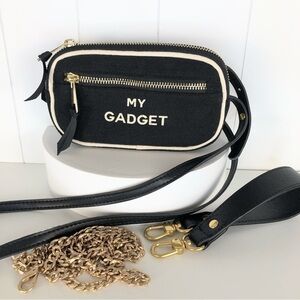 BAG-ALL black cellphone wallet crossbody belt bag